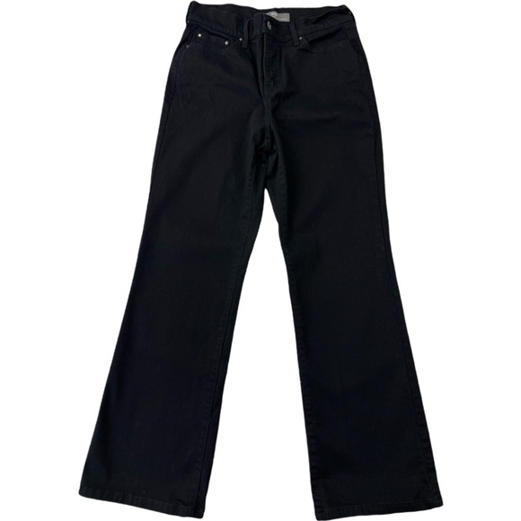 Levis 512 Jeans Stretch Slim High Bootcut Black Women’s Denim Size 8 S - Picture 2 of 9